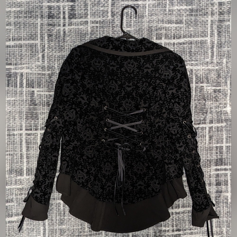 The Nightmare Before Christmas Gothic Corset Dress Jacket - Picture 2 of 4